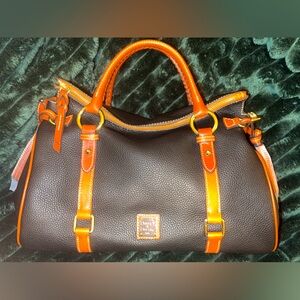 Dooney & Bourke Black and Orange Satchel